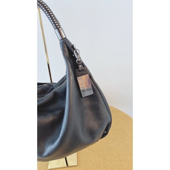 Vintage Kenneth Cole Shoulder Tote bohemia handbag Women’s black - Picture 10 of 10